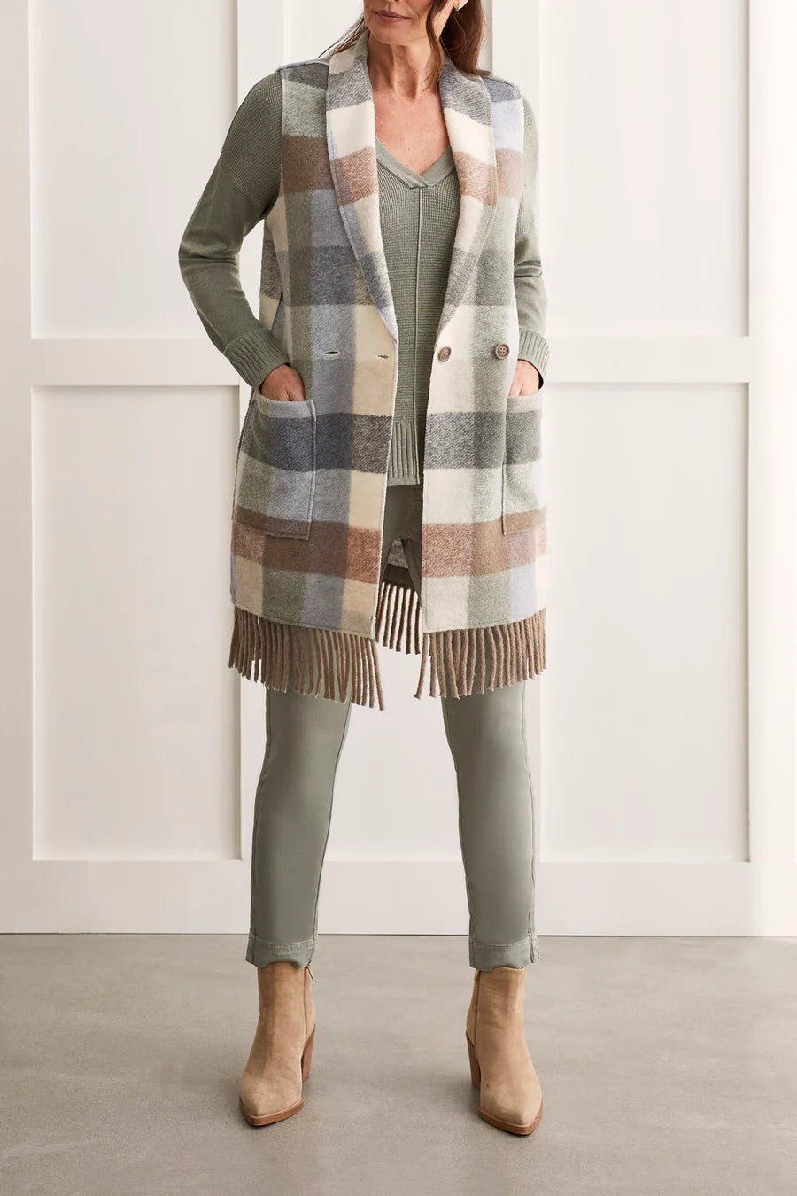 Double-Breasted Long Coat