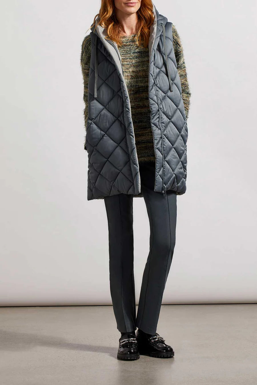 Reversible Hooded Puffer Vest