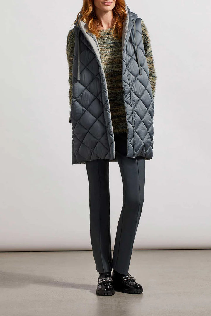 Reversible Hooded Puffer Vest