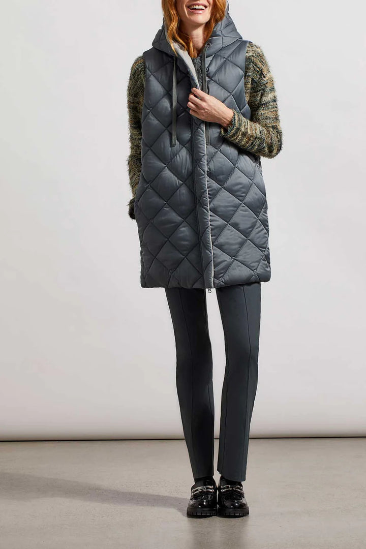 Reversible Hooded Puffer Vest
