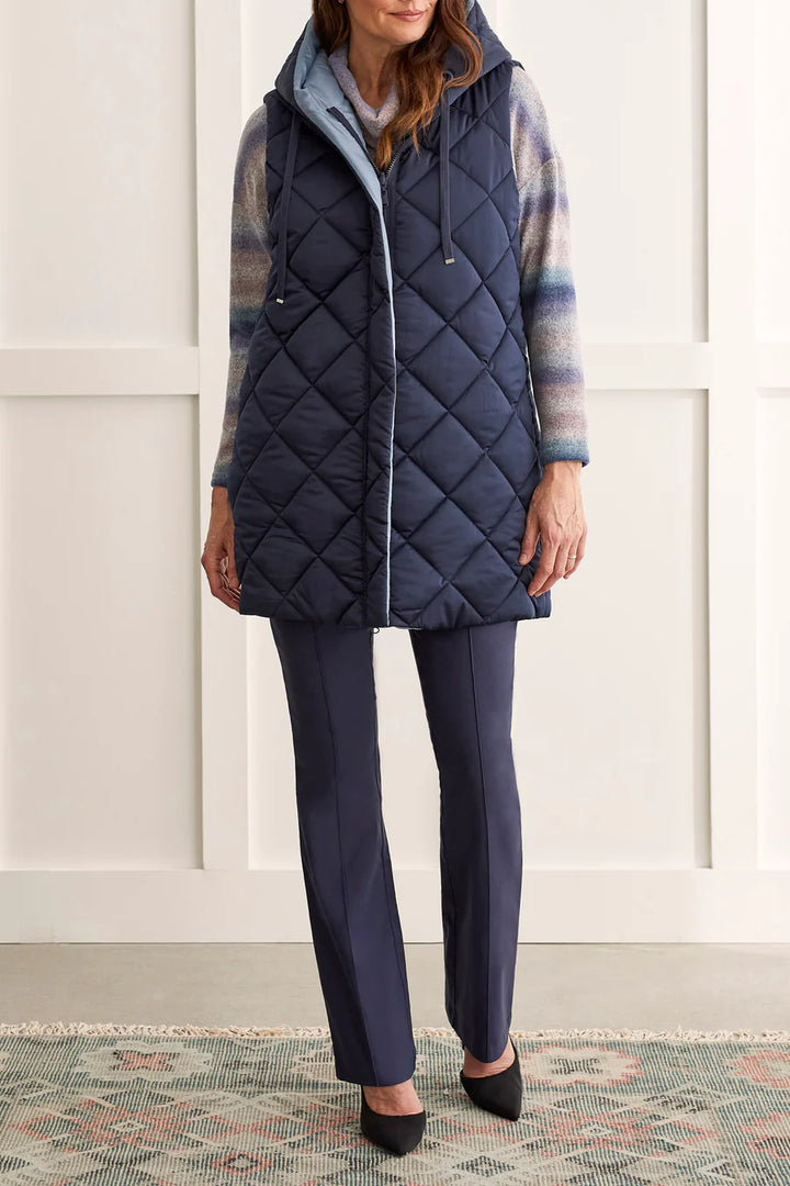Reversible Hooded Puffer Vest