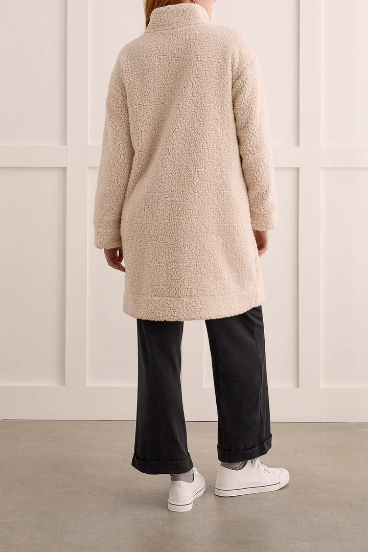 Lined Zip-Up Coat