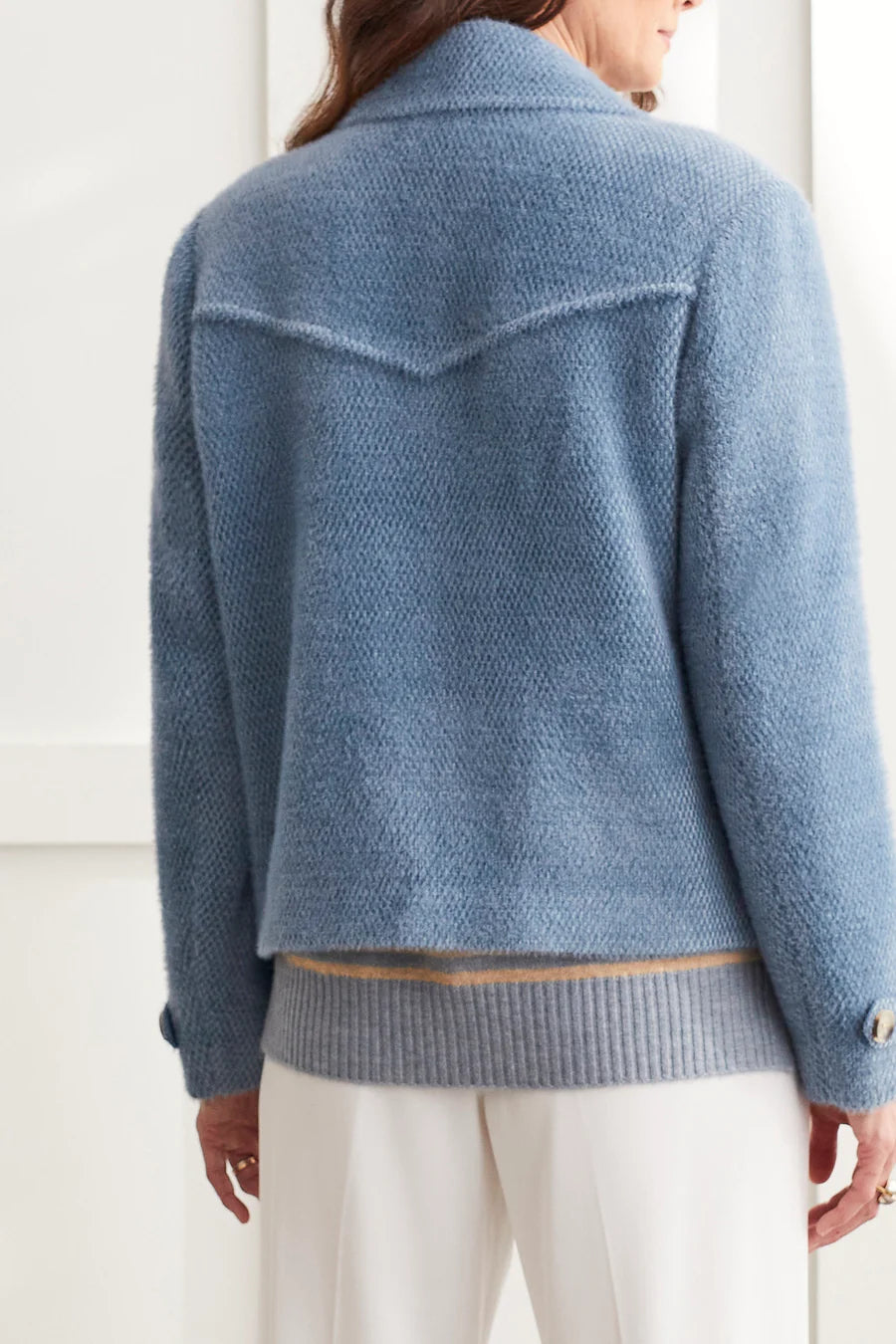 Long Sleeve Lined Double Breasted Jacket