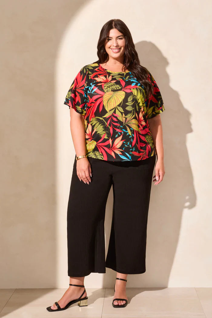 Ruffle Sleeve Top
