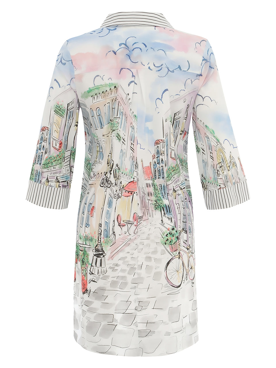 City Print Dress