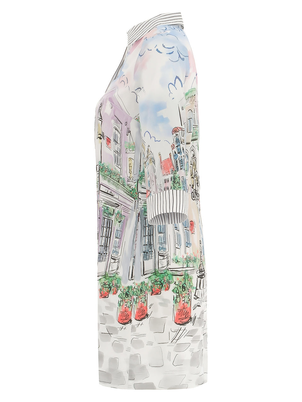 City Print Dress