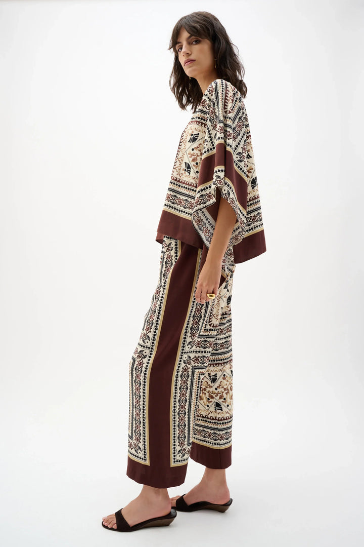Scarf-Inspired Print Pant