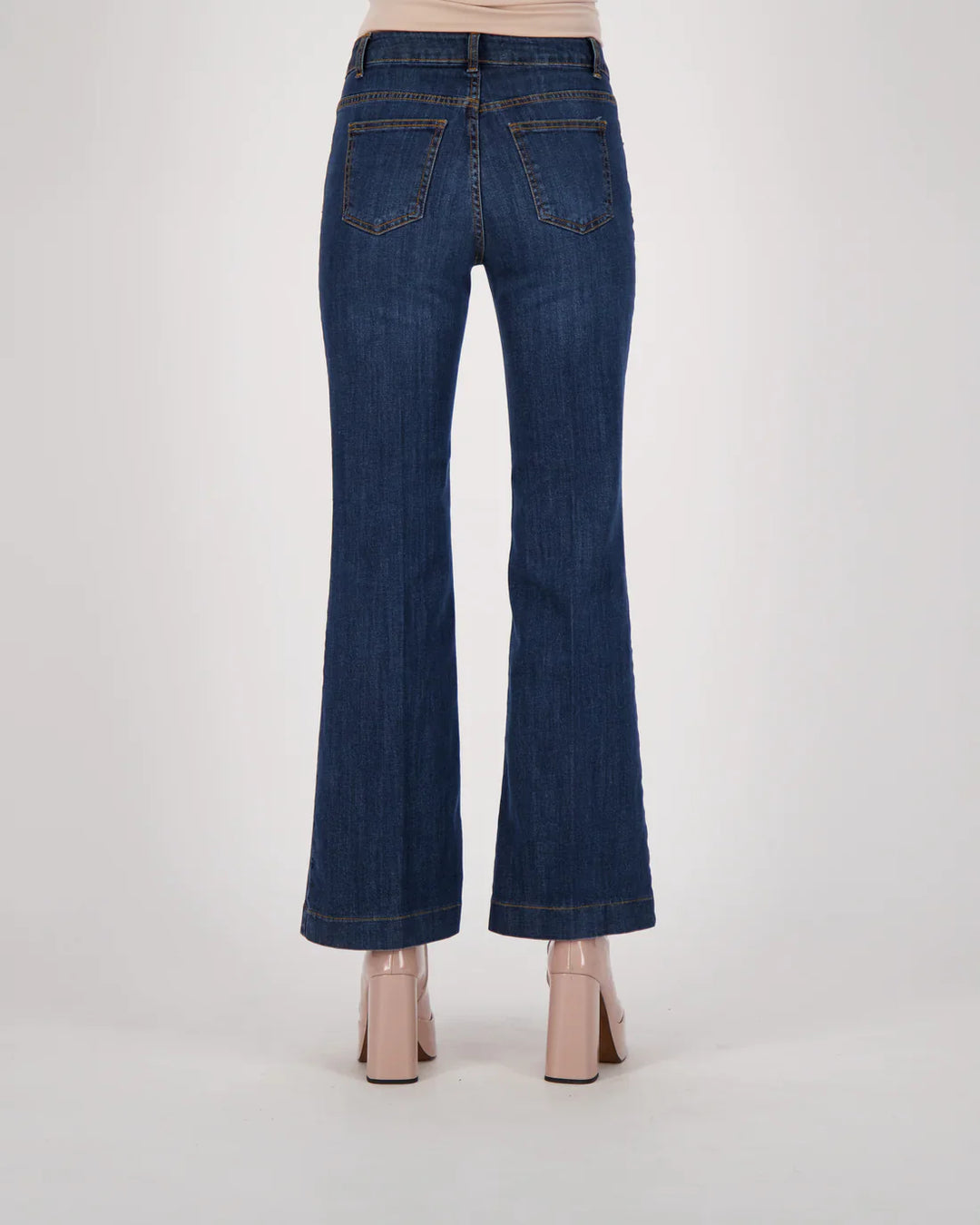 Flared Soft Touch Denim Jean