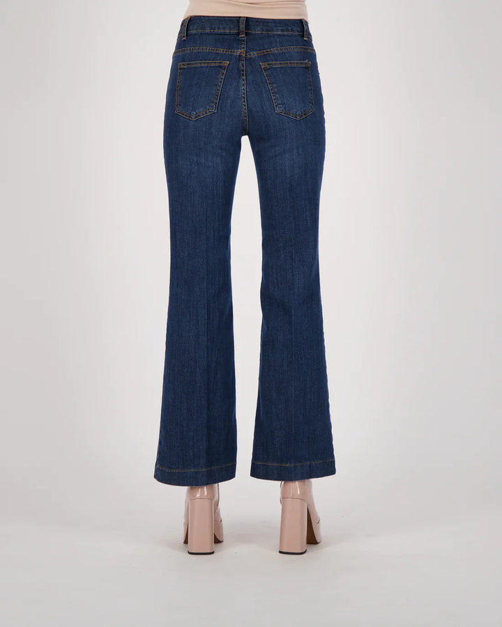 Flared Soft Touch Denim Jean
