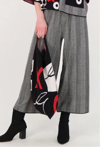 Herringbone Knit Cullotte