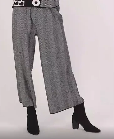 Herringbone Knit Cullotte