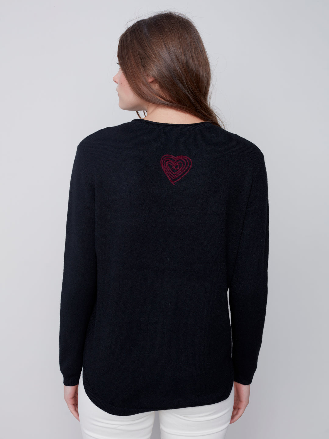 Super Plush Print Round Hem Top