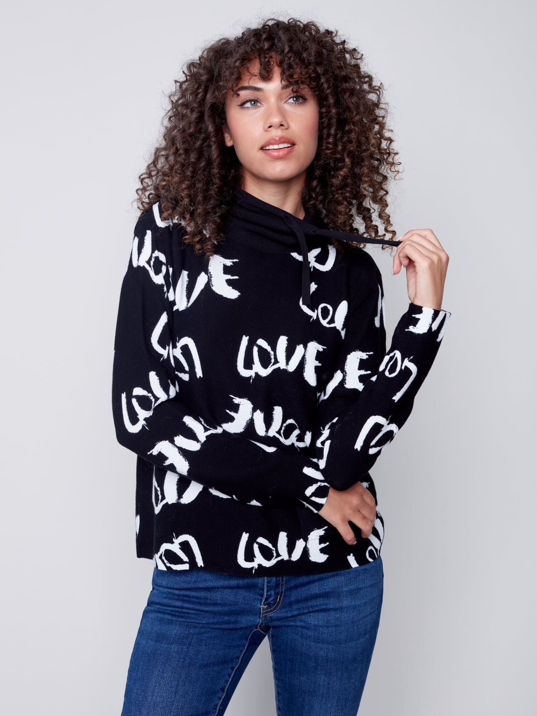 Cotton Ottoman Long Sleeve Top