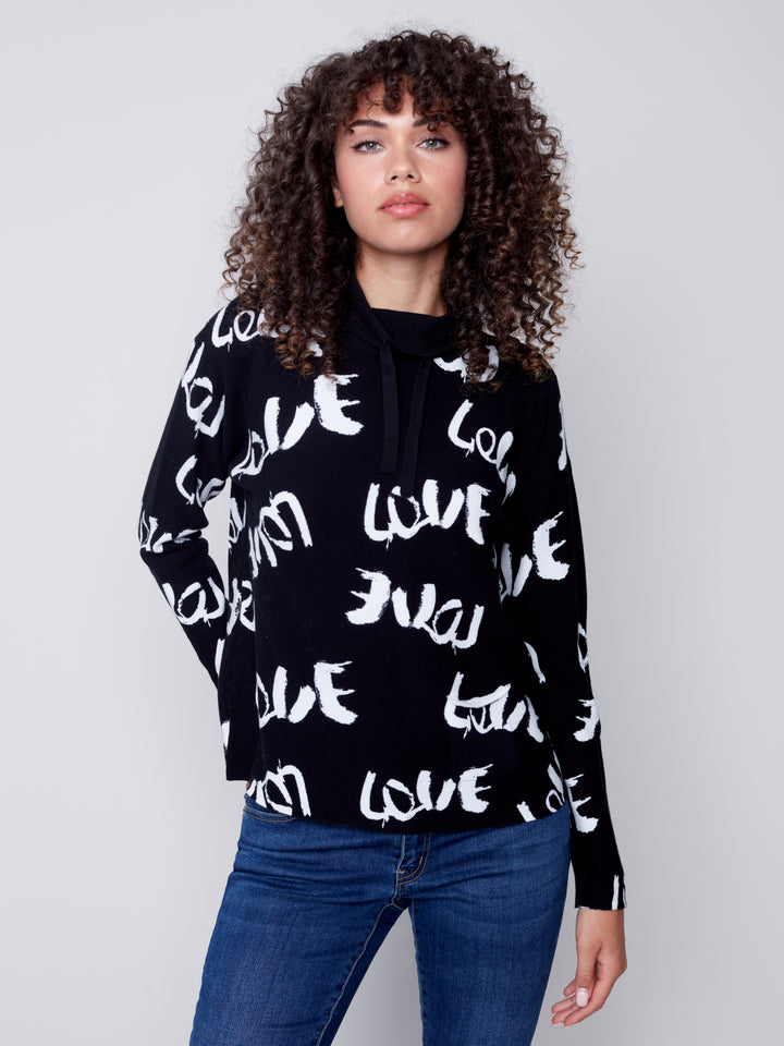 Cotton Ottoman Long Sleeve Top
