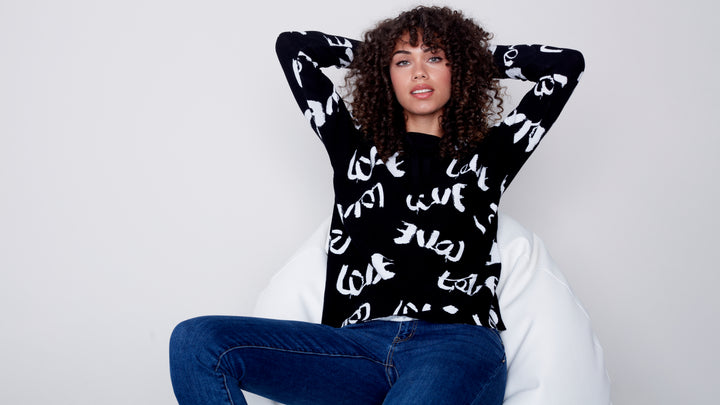 Cotton Ottoman Long Sleeve Top