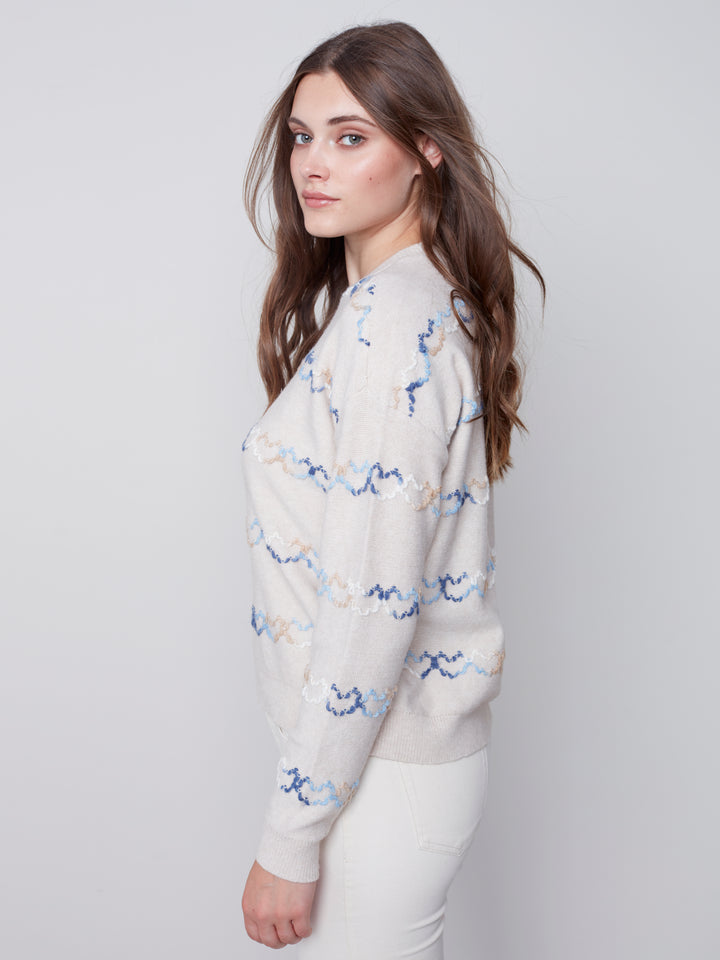 Plush Knit Long Sleeve Top
