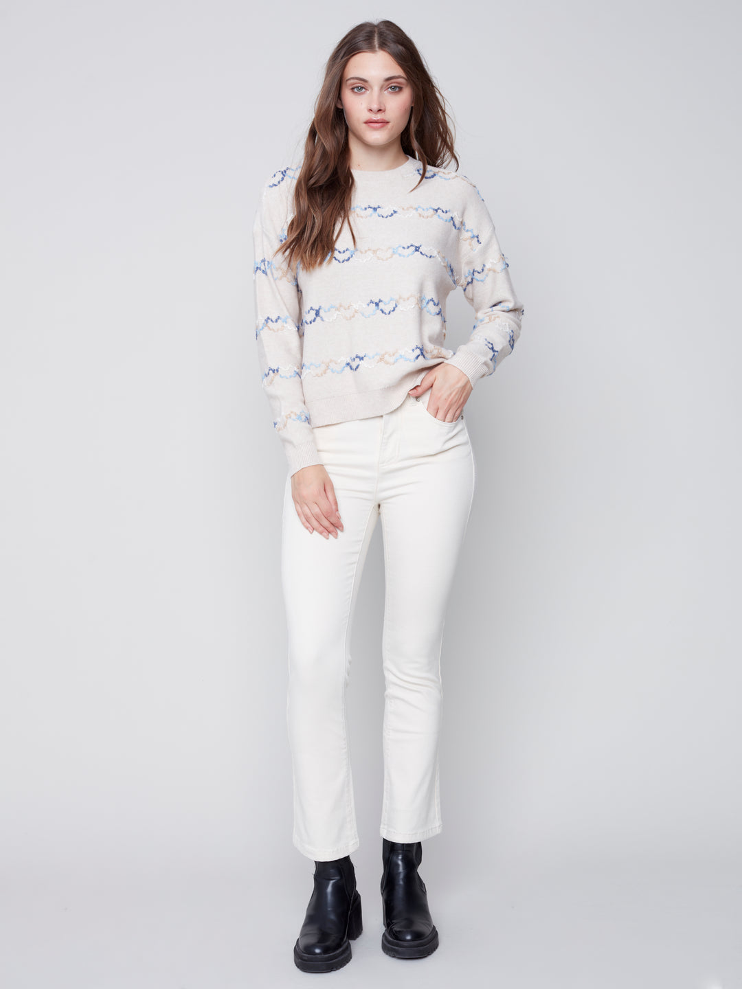 Plush Knit Long Sleeve Top