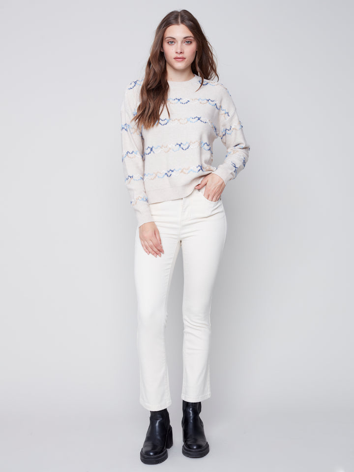 Plush Knit Long Sleeve Top