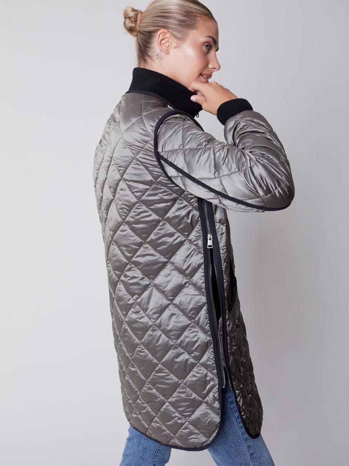 Two-Tone Nylon Jacket