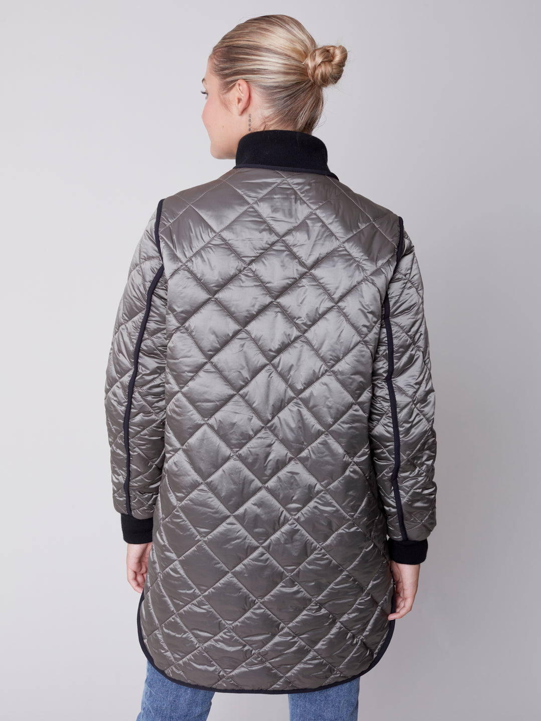 Two-Tone Nylon Jacket