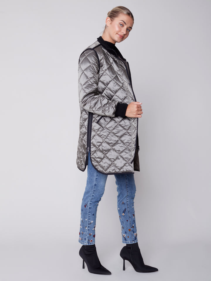Two-Tone Nylon Jacket