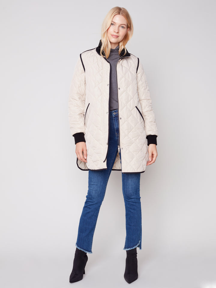 Two-Tone Nylon Jacket