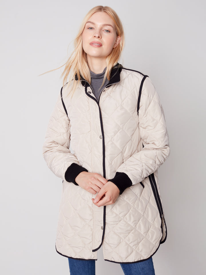 Two-Tone Nylon Jacket