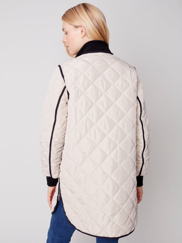 Two-Tone Nylon Jacket