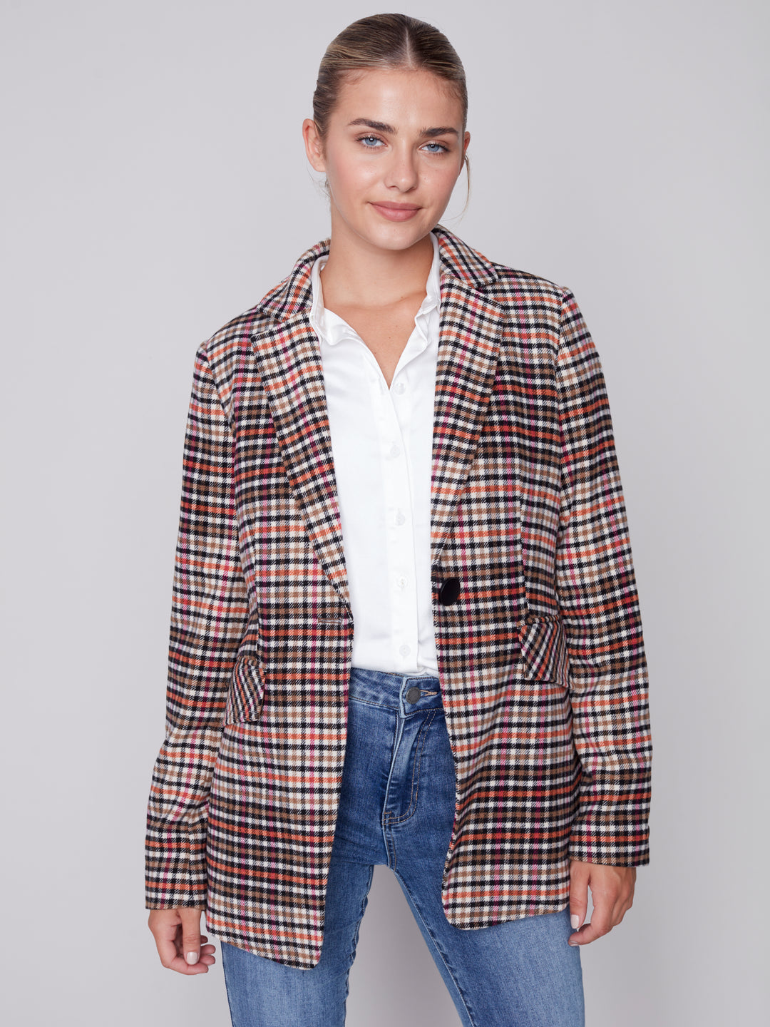 Luxurious Plaid Jacket