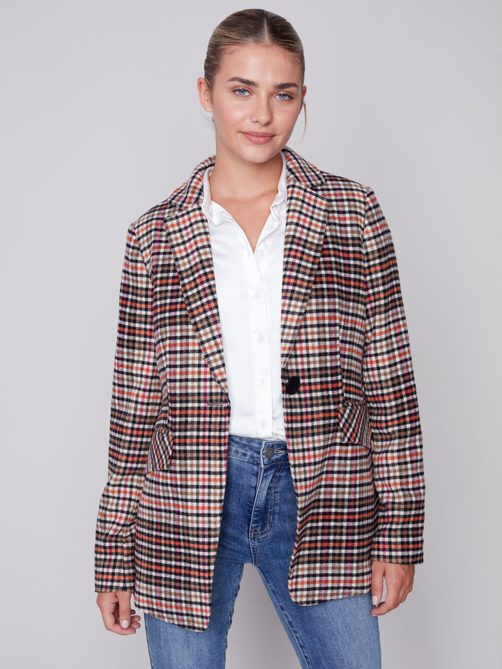 Luxurious Plaid Jacket