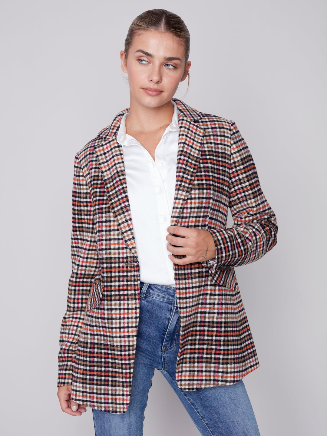 Luxurious Plaid Jacket