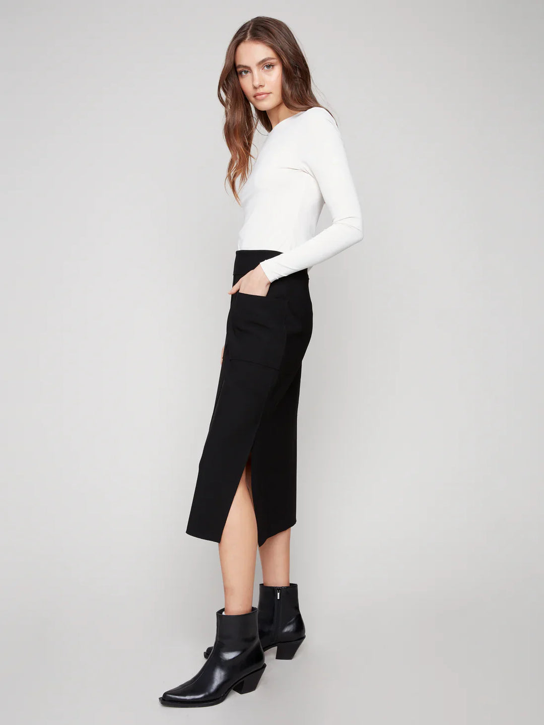 Charlie B Skirt Style C7076R-049C