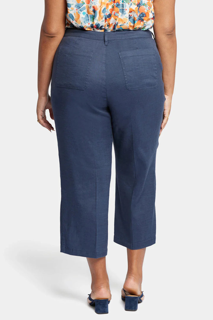 Wide Leg Cropped Cargo
