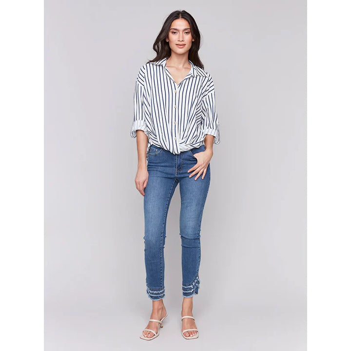 Stiped Linen Blouse