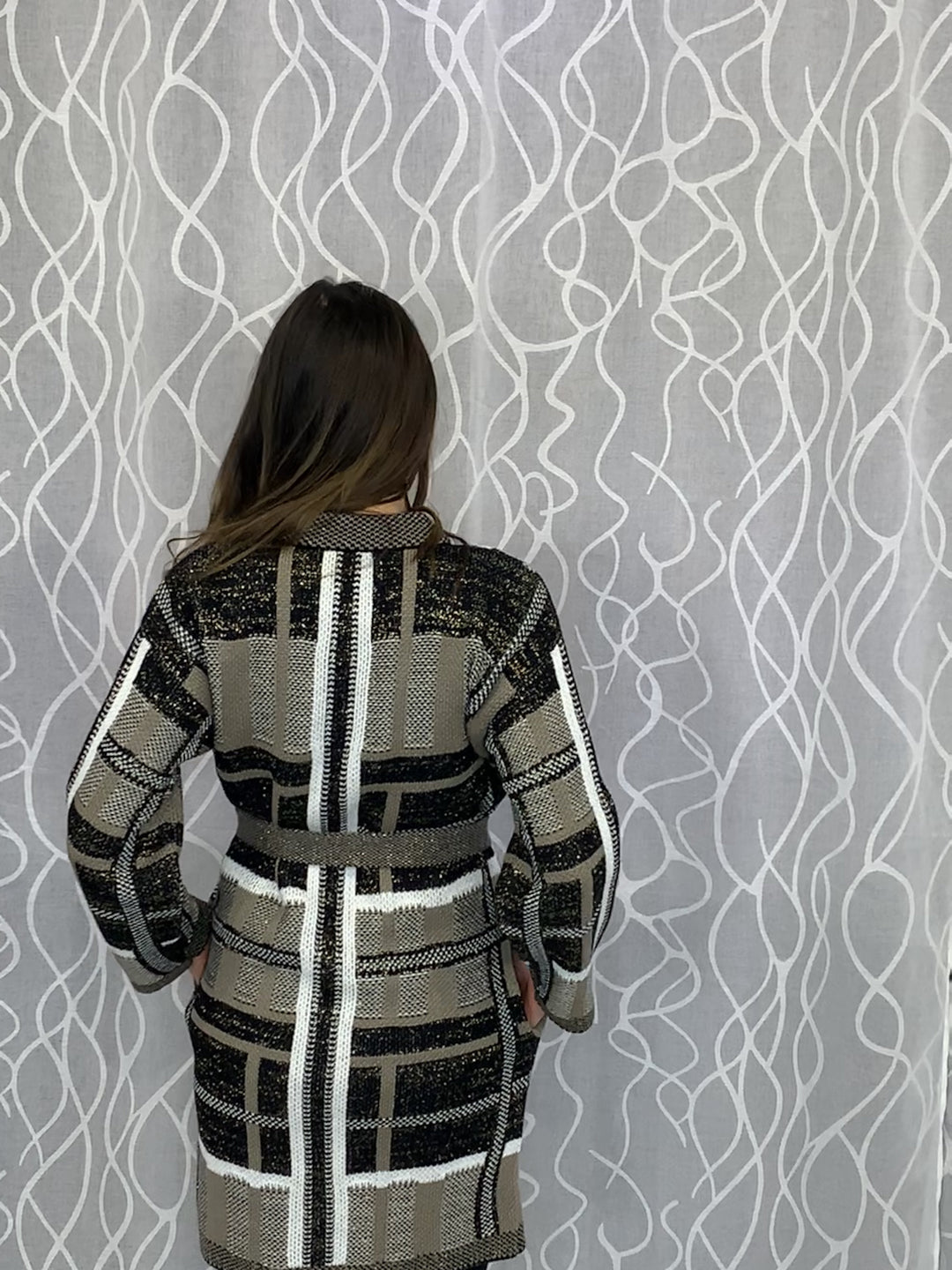 Pane Sparkle Cardigan - Modella Lifestyle