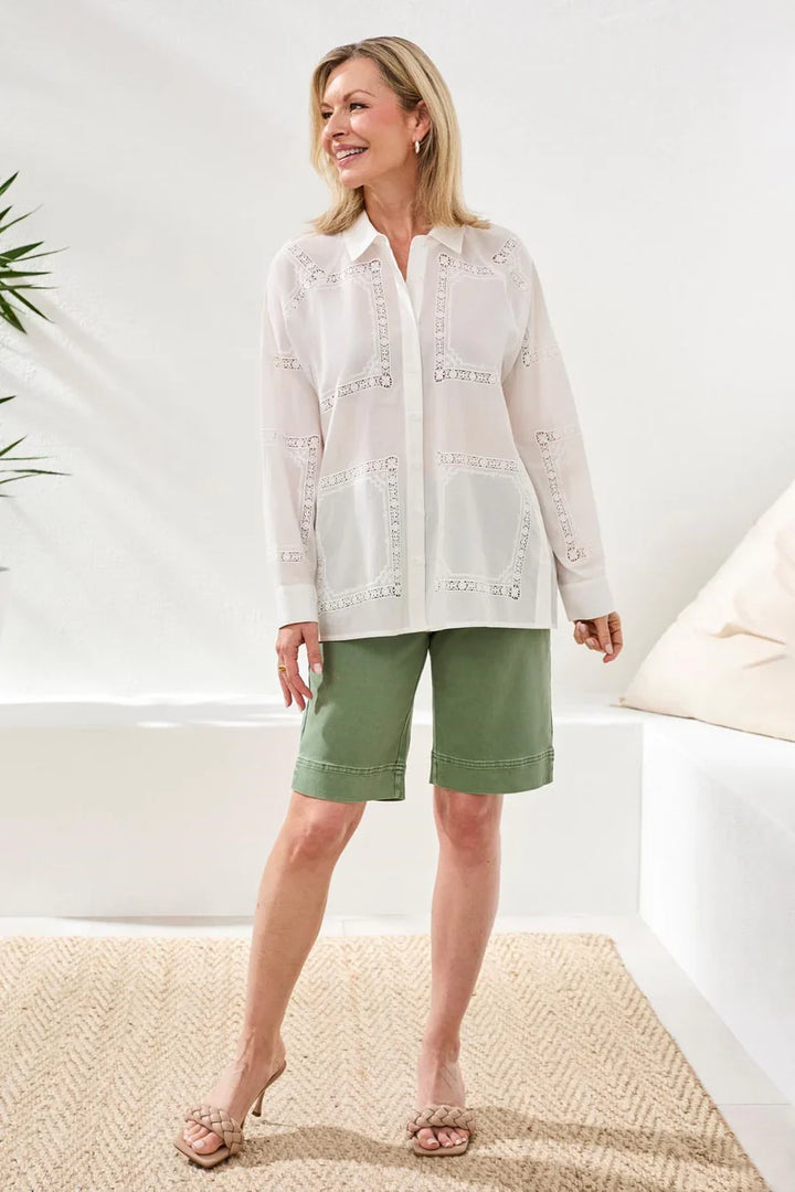 Maxi Top With Smocking & Frill