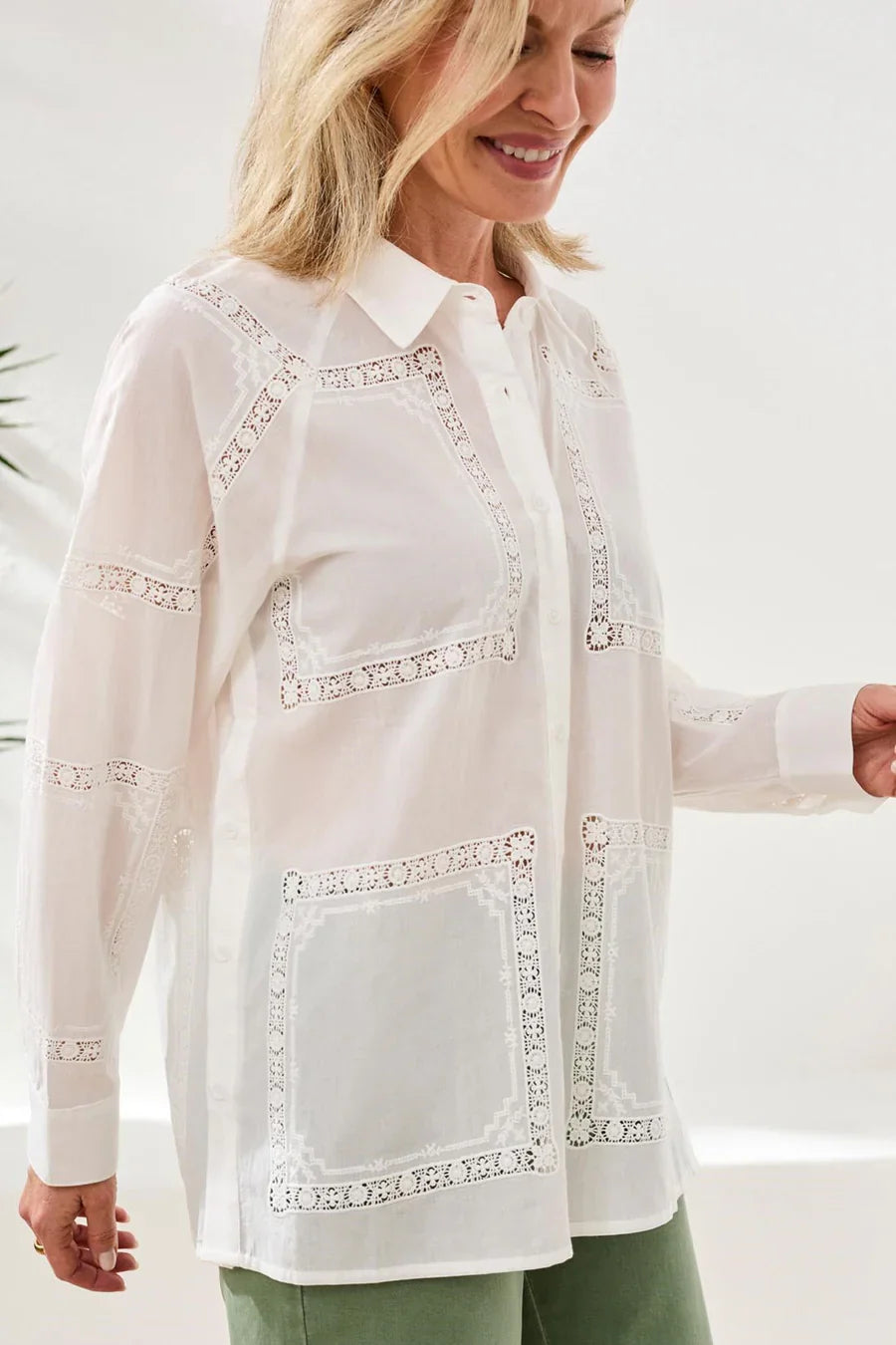Maxi Top With Smocking & Frill