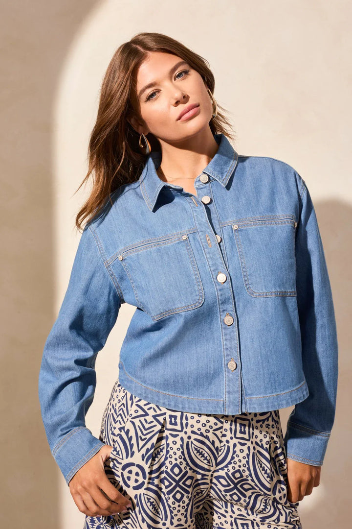 Light Denim Overshirt