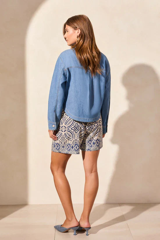 Light Denim Overshirt