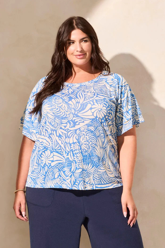 Ruffle Sleeve Top