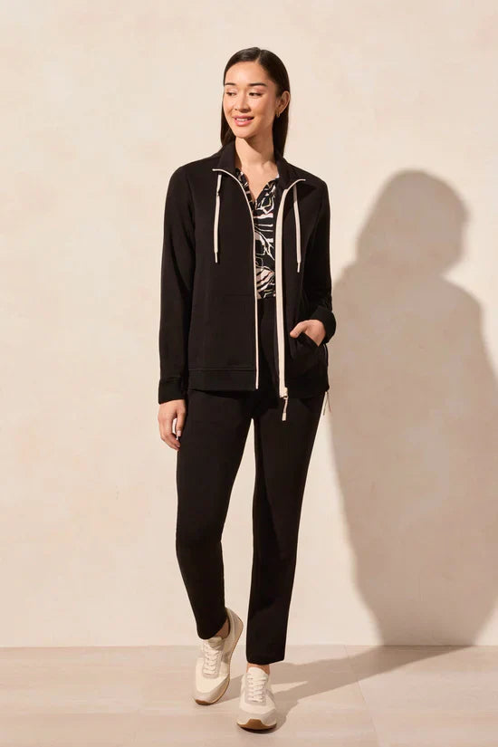 Long Sleeve Mock Neck Cardigan