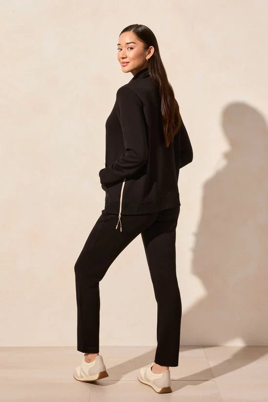 Long Sleeve Mock Neck Cardigan
