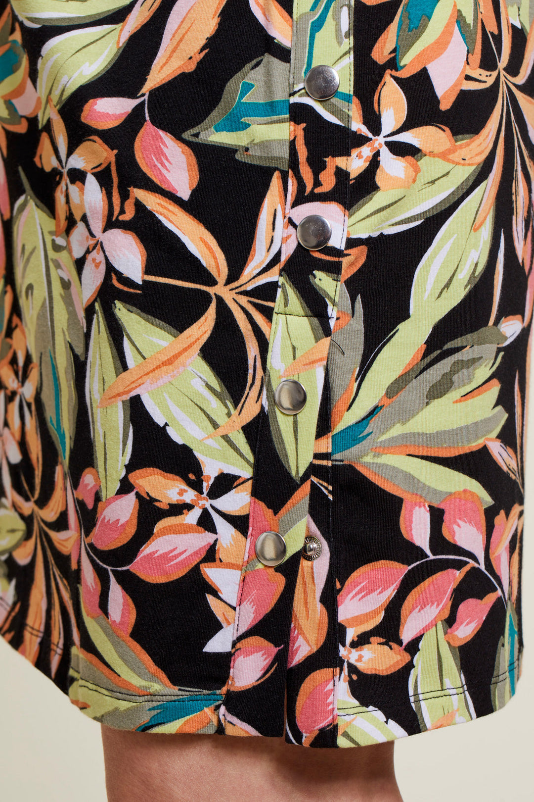 Printed Sleeveless Dress With Sleeve Detail