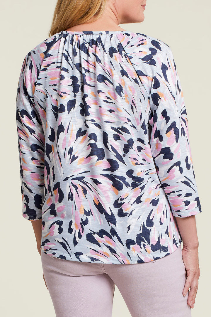 3/4 Sleeve Peasant Top
