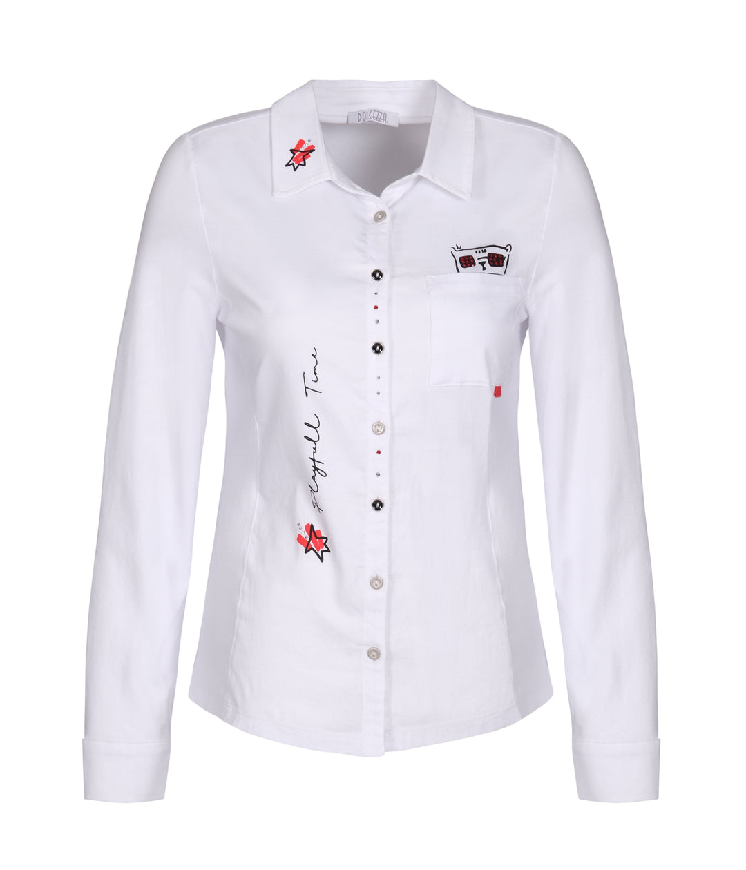 Playful Cotton Stretch Shirt