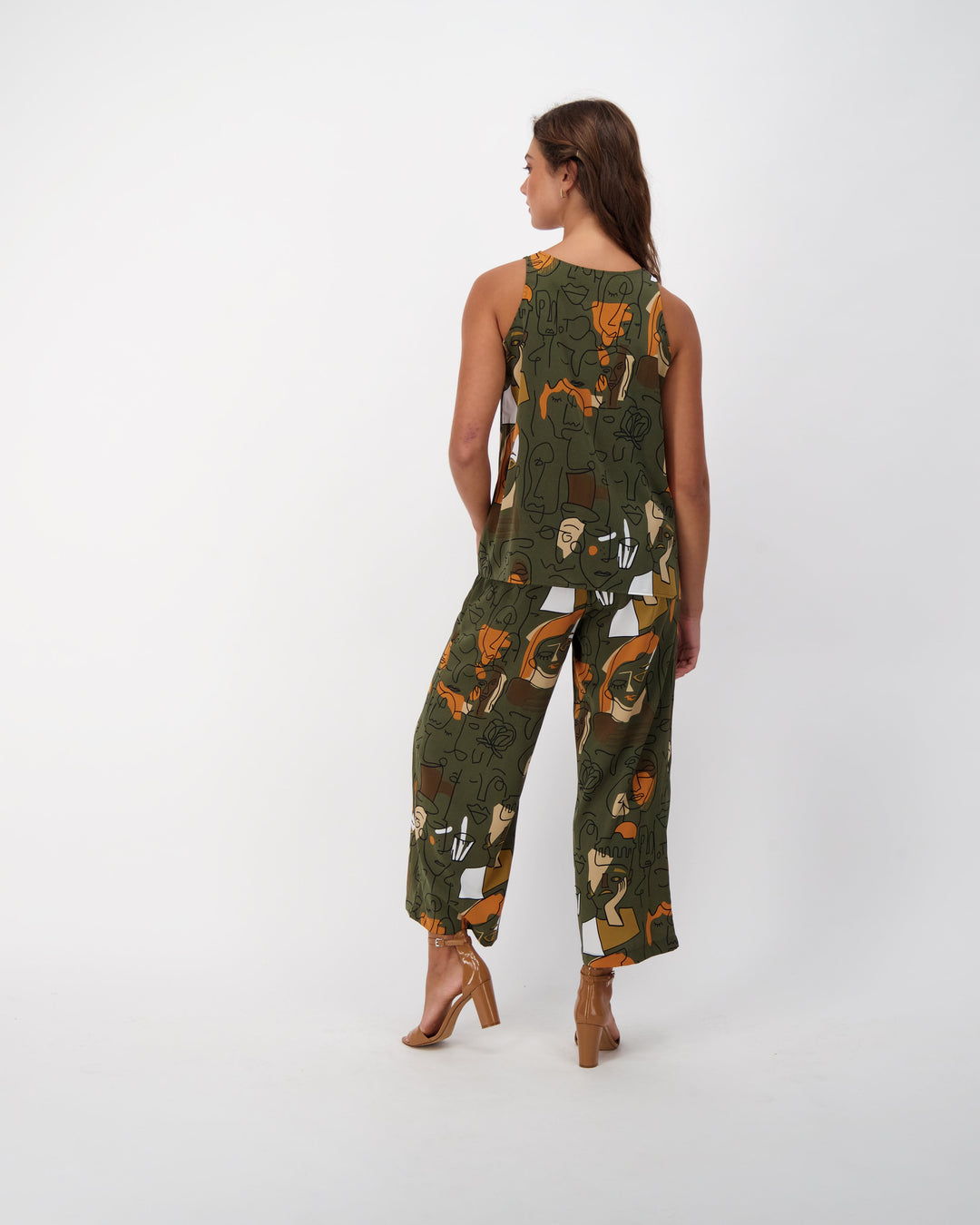 Picasso Art Sleeveless Top