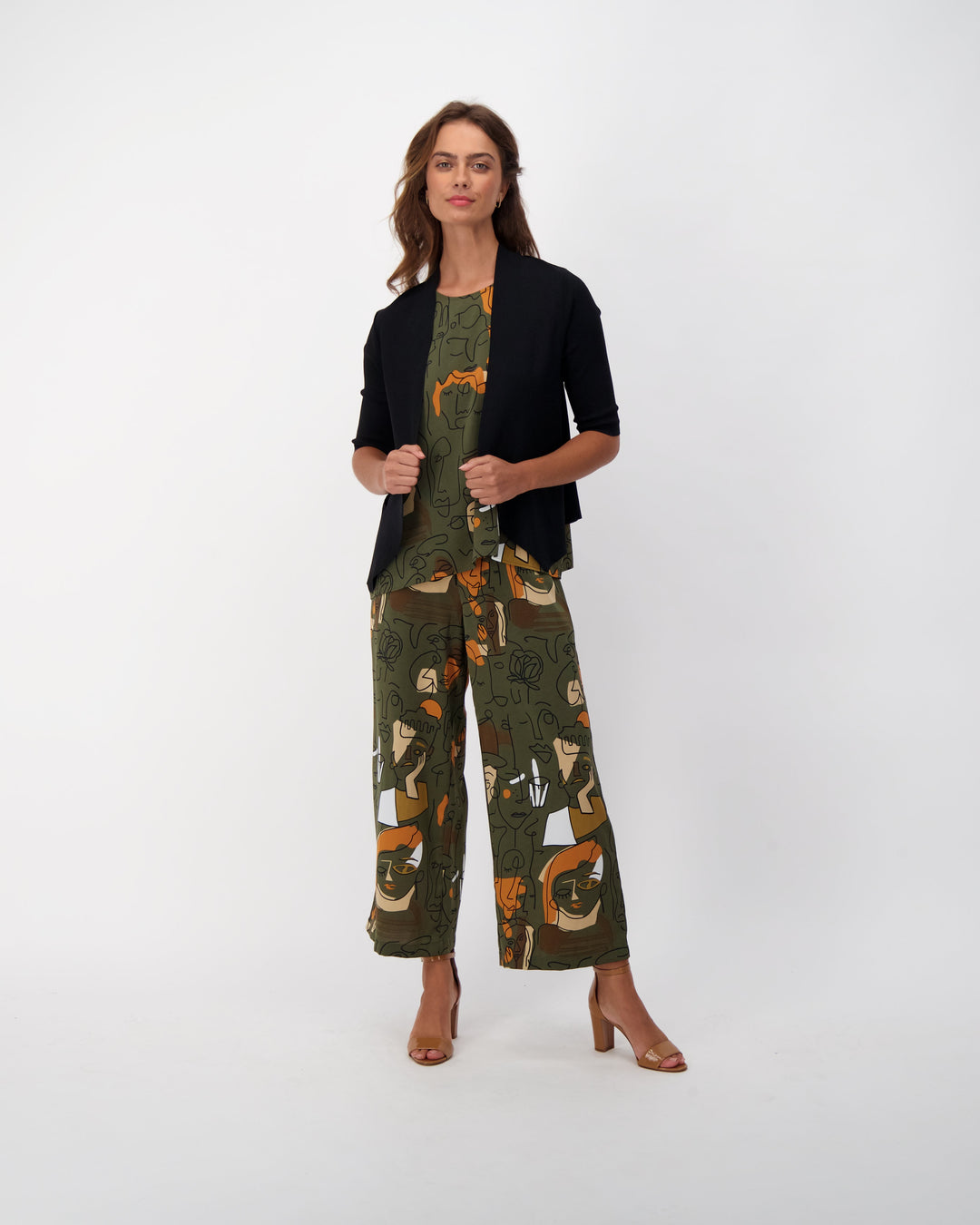 Picasso Art Wide Leg Pant