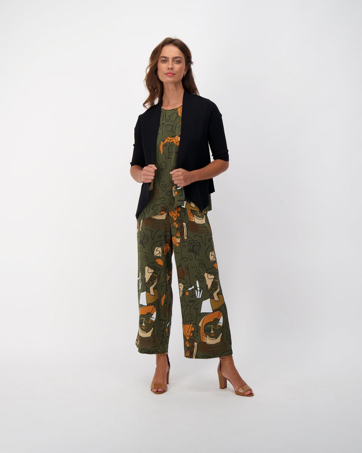 Picasso Art Wide Leg Pant