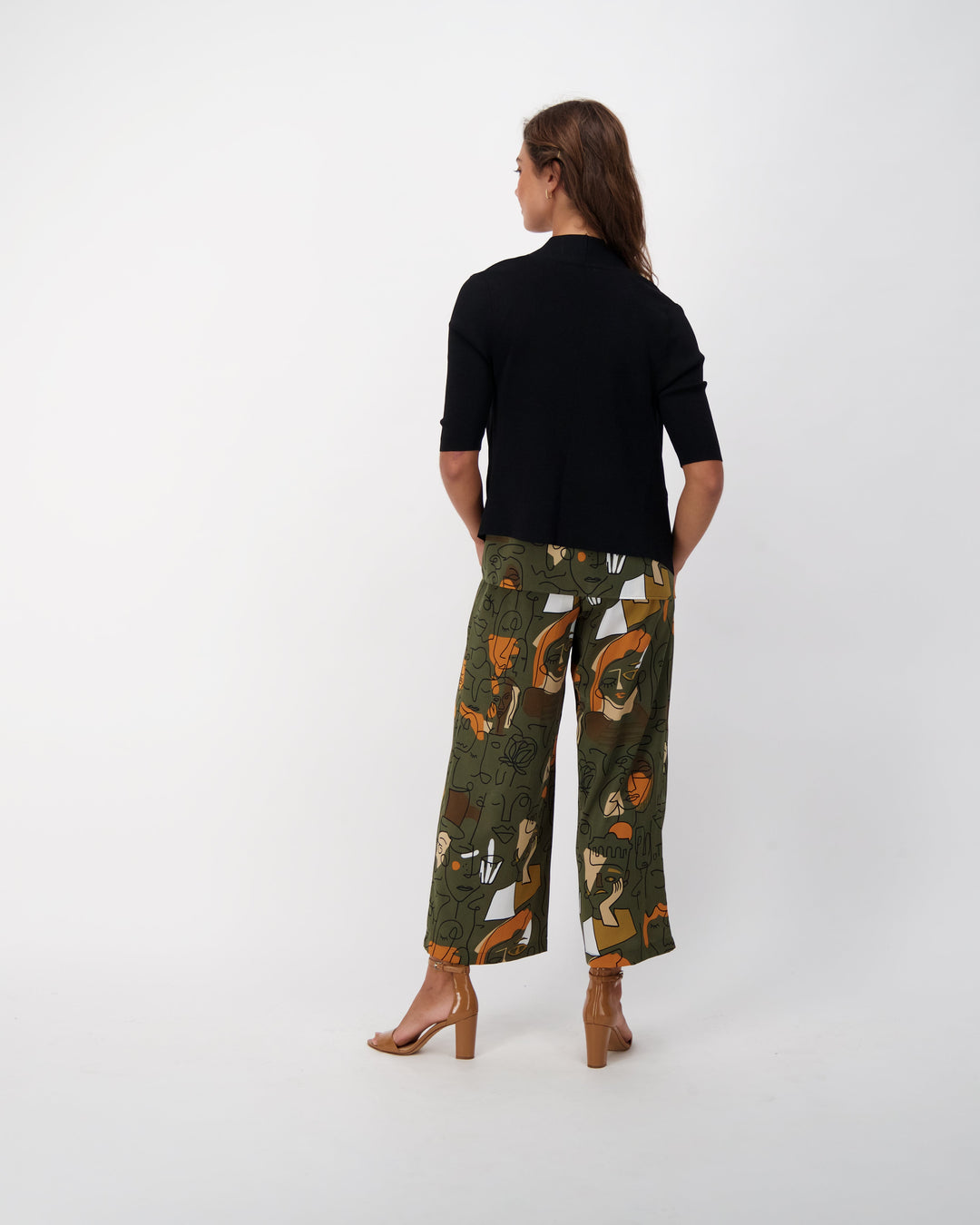Picasso Art Wide Leg Pant