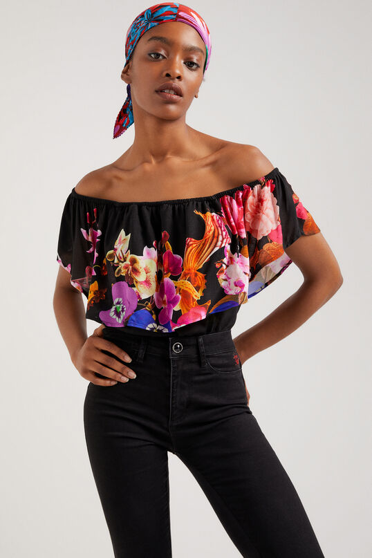 M. Christian Lacroix Flutter Bodysuit